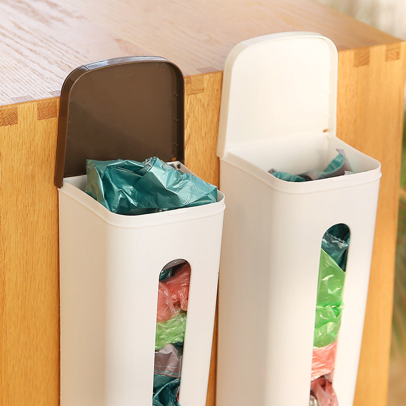 Garbage Bag Storage Box Artifact Perforation-free Wall Hanging