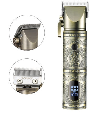 Men's Household Gradient Retro Hair Clipper