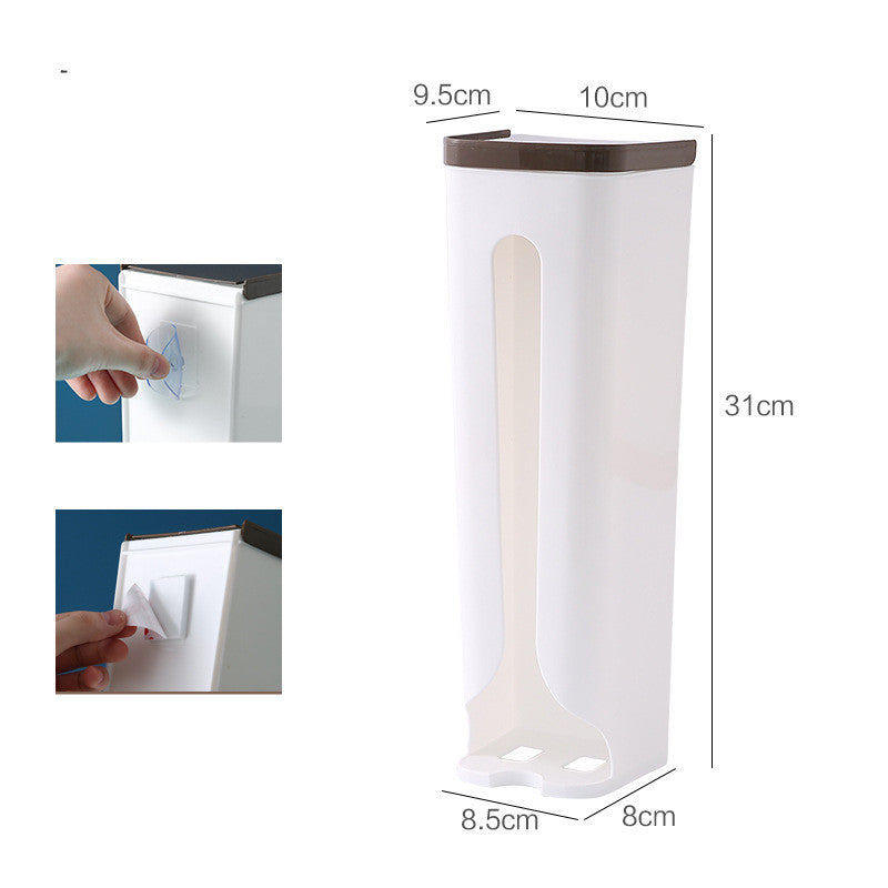 Garbage Bag Storage Box Artifact Perforation-free Wall Hanging