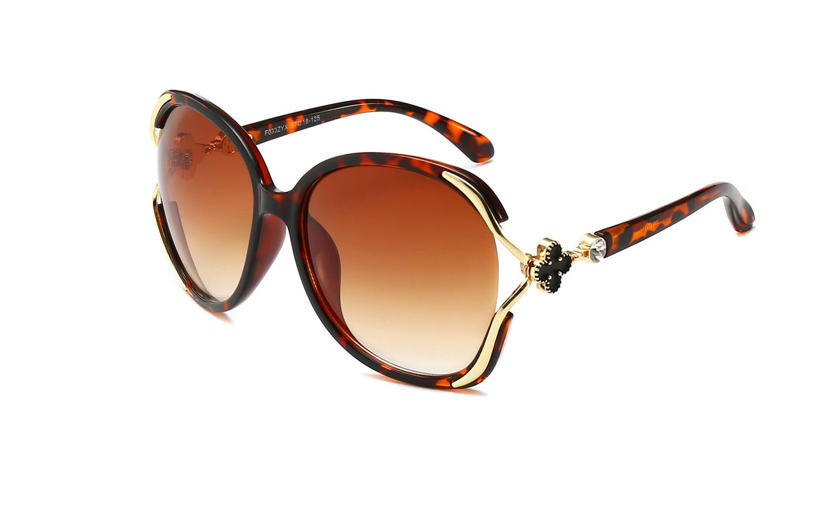 Rhinestone Sunglasses For Women Big Lenses Assorted 12 Pack
