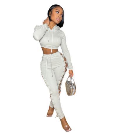 Two Piece Set Of Popular Women's Autumn Jogging Sweatpants